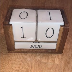 New! Rae Dunn Block Calendar